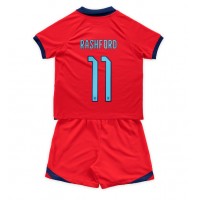 England Marcus Rashford #11 Replica Away Minikit World Cup 2022 Short Sleeve (+ pants)
